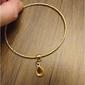 Amber crystal sparkle bracelet‎